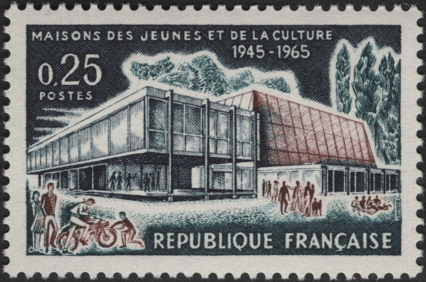 SCG3403 - France 1965 – Maisons des Jeunes et de la Culture (Youth and Culture Centers)