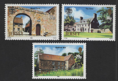 SCG3486 - Jersey 1986 – National Trust for Jersey 50th Anniversary Stamp Set
