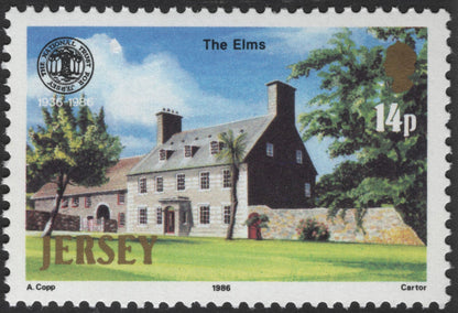 SCG3486 - Jersey 1986 – National Trust for Jersey 50th Anniversary Stamp Set