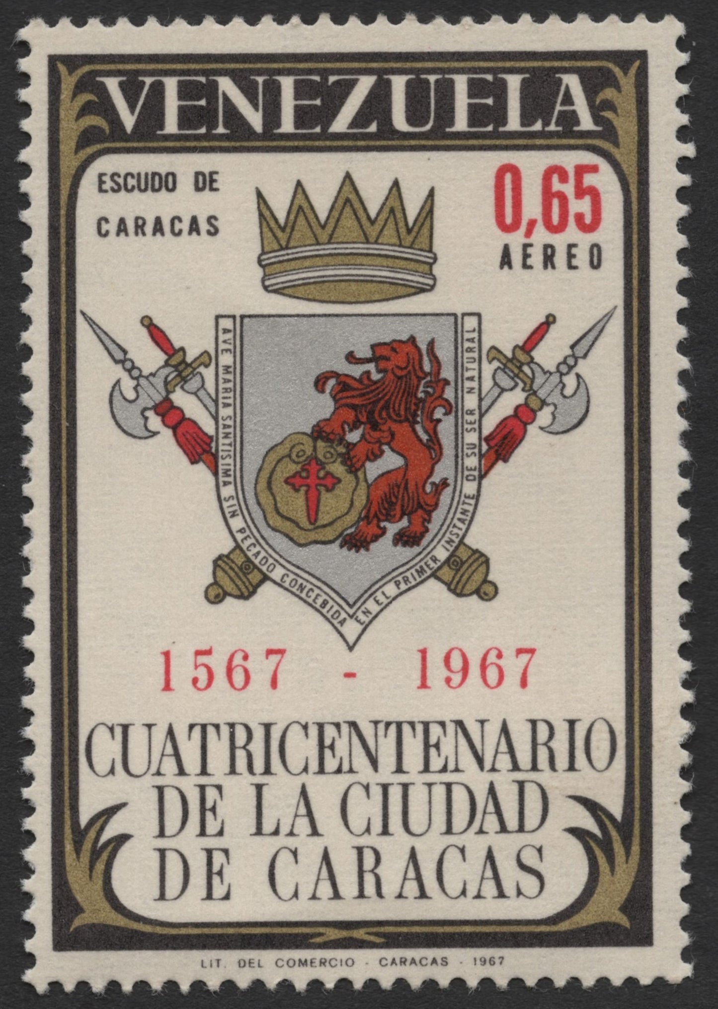 SCG3499 - Venezuela 1967 – 400th Anniversary of Caracas