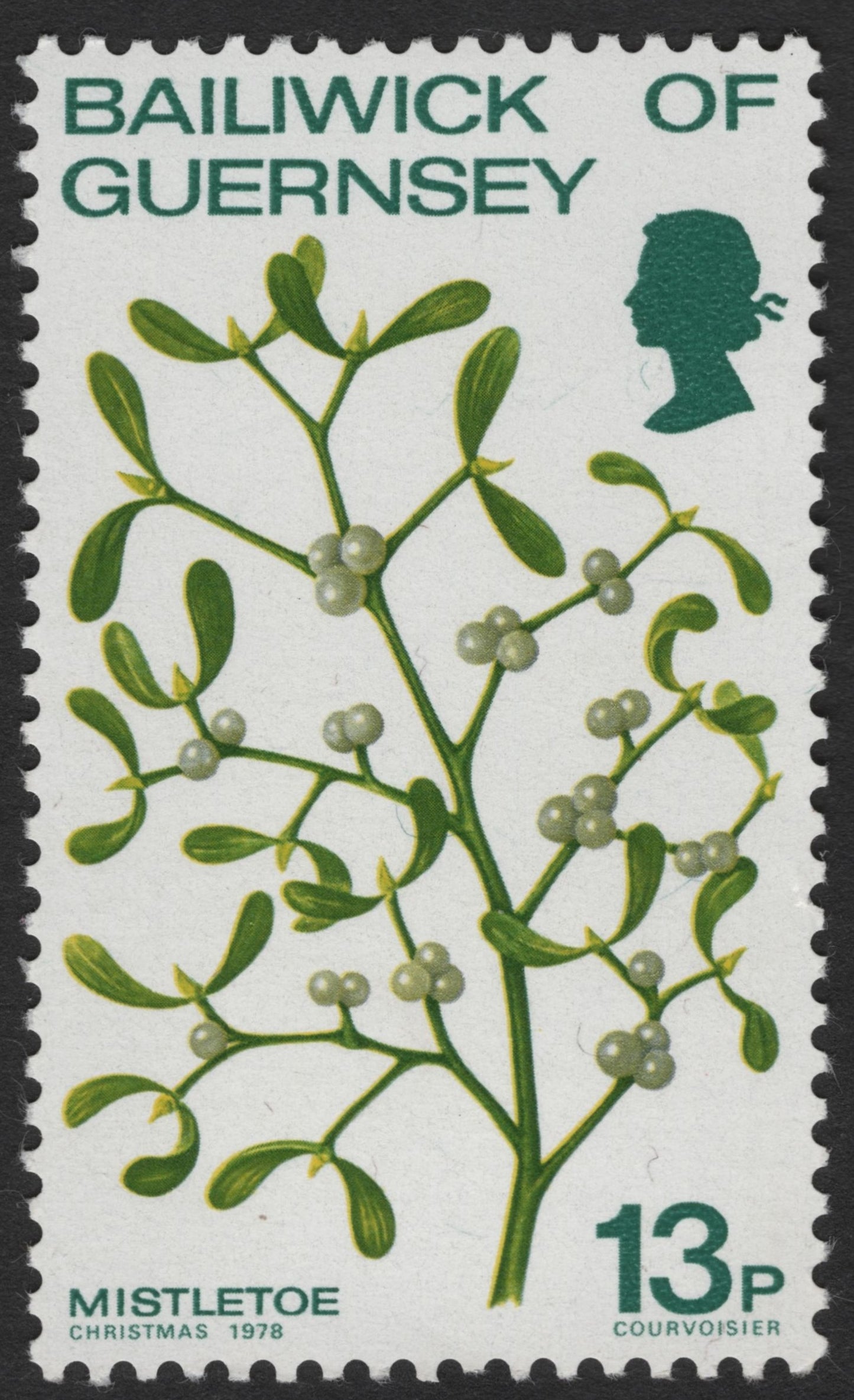 SCG3506 - Guernsey 1978 Christmas Stamp – Mistletoe