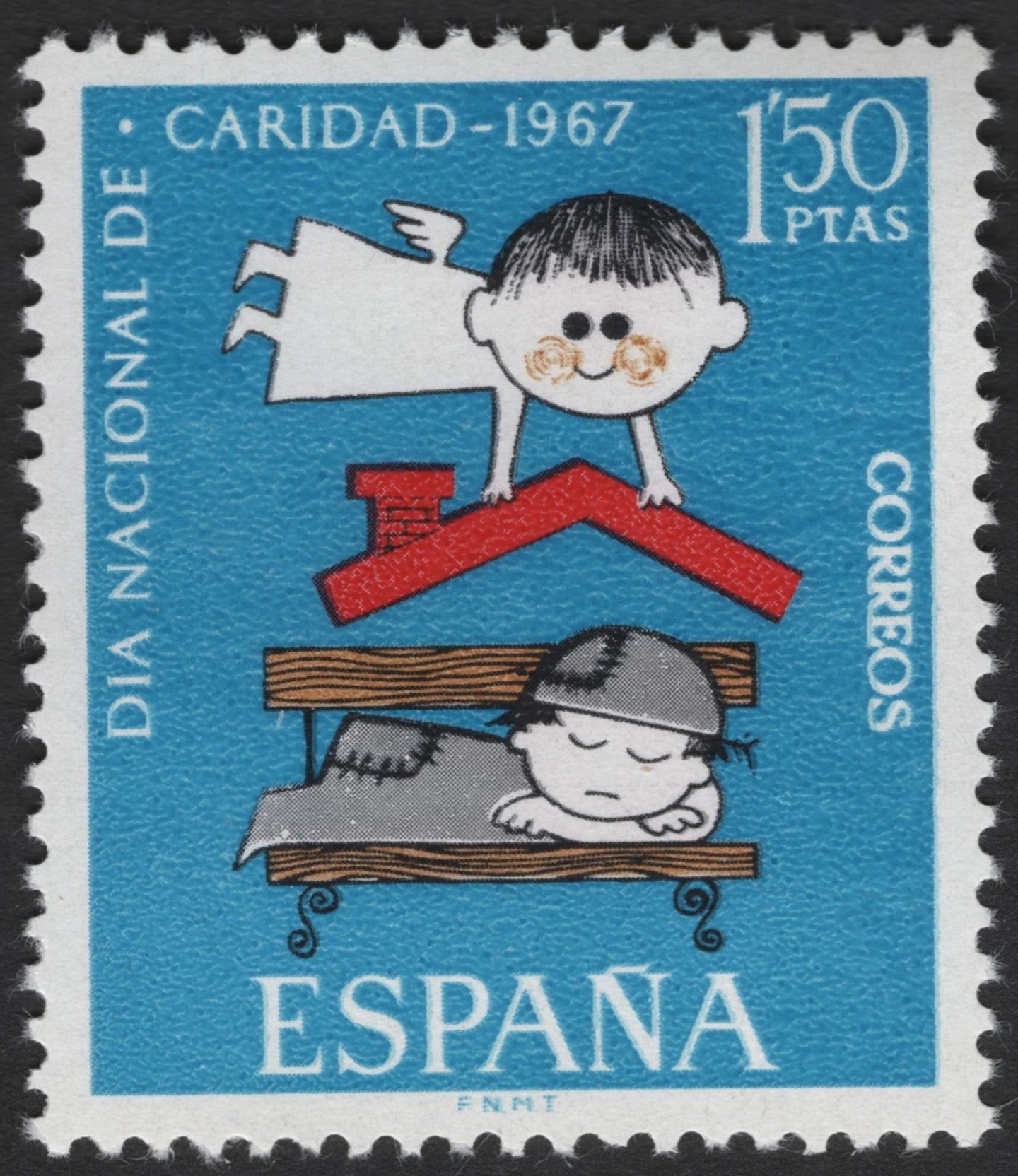 SCG3493 - Spain 1967 – National Charity Day Stamp
