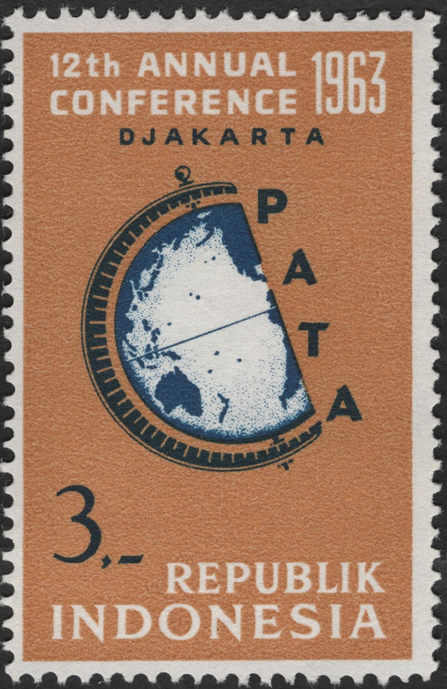 SCG3592 -  Indonesia 1963 – PATA 12th Annual Conference, Djakarta (Set of 2)