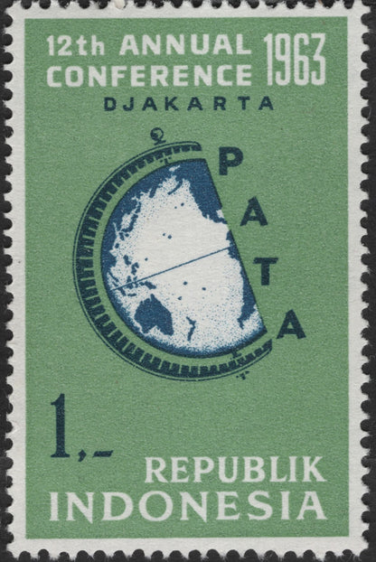 SCG3592 -  Indonesia 1963 – PATA 12th Annual Conference, Djakarta (Set of 2)