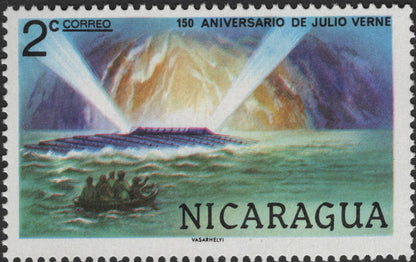SCG3591 - Nicaragua – 150th Anniversary of Jules Verne – 1978 (Set of 3)