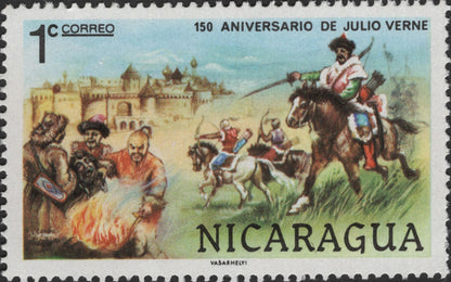 SCG3591 - Nicaragua – 150th Anniversary of Jules Verne – 1978 (Set of 3)