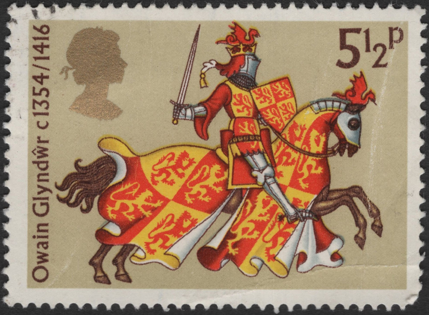 SCG3581 - United Kingdom 1974 – Owain Glyndŵr Commemorative Stamp