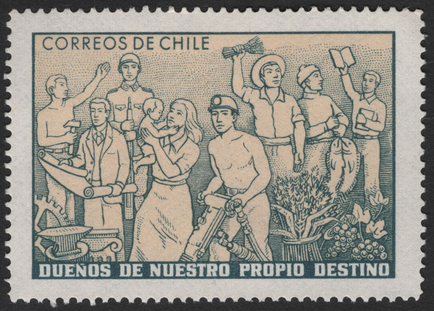 SCG3633 - Chile – “Dueños de Nuestro Propio Destino” Stamp