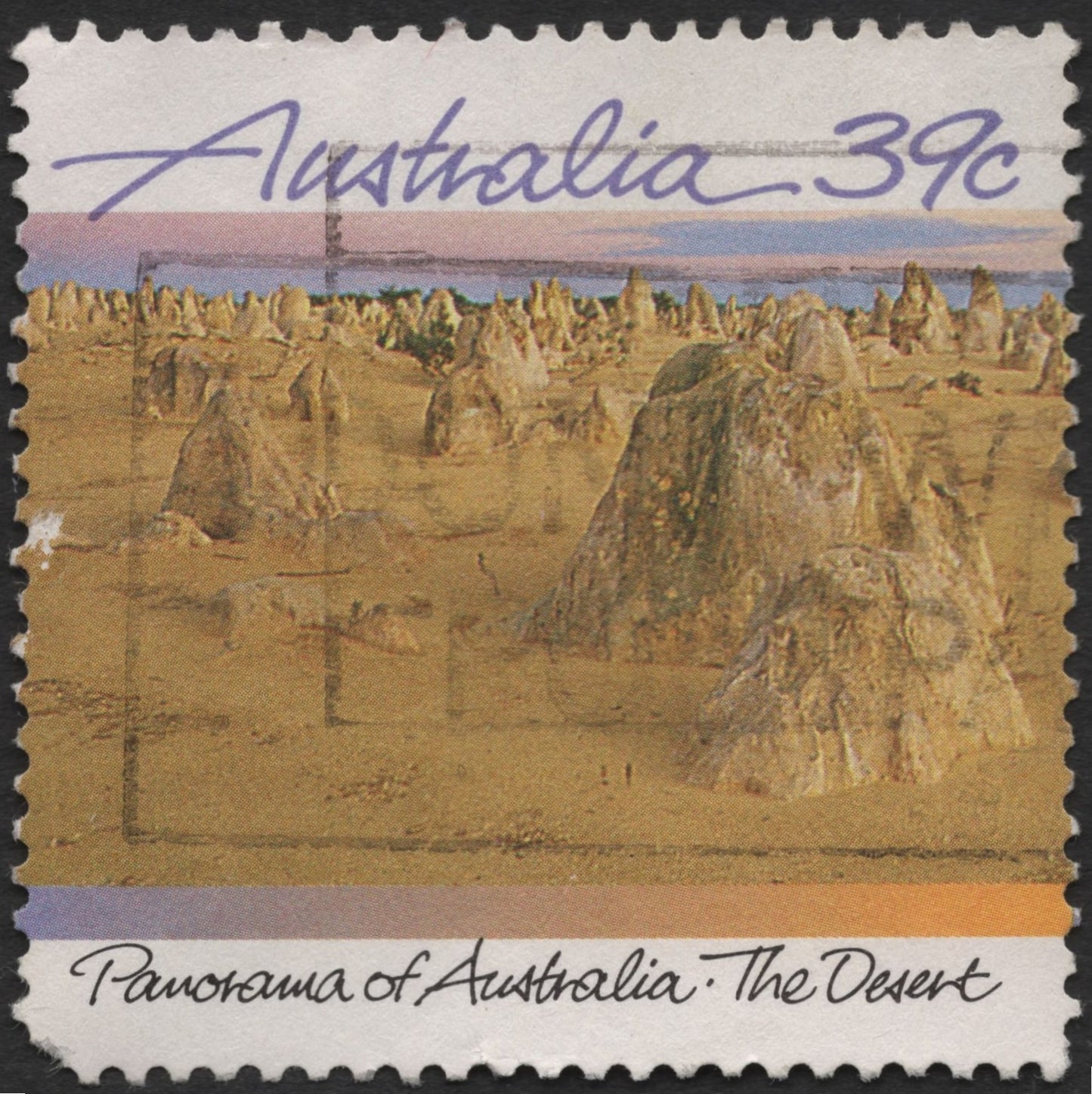 SCG3606 - Australia 1989 – Panorama of Australia: The Desert (39c)