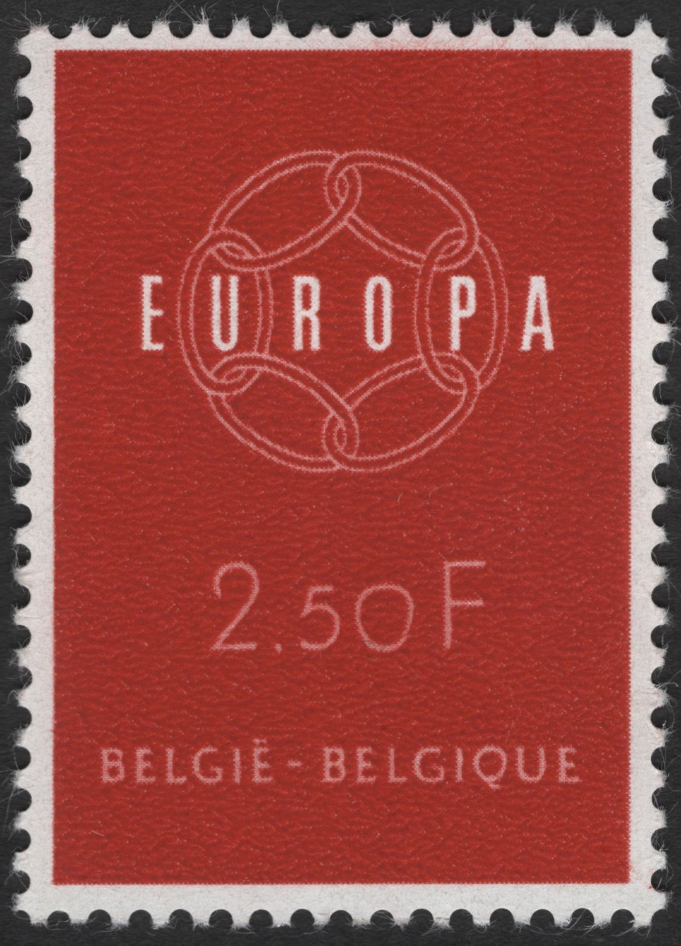 SCG3614 - Belgium – 1963 Europa CEPT Stamp (2.50F)