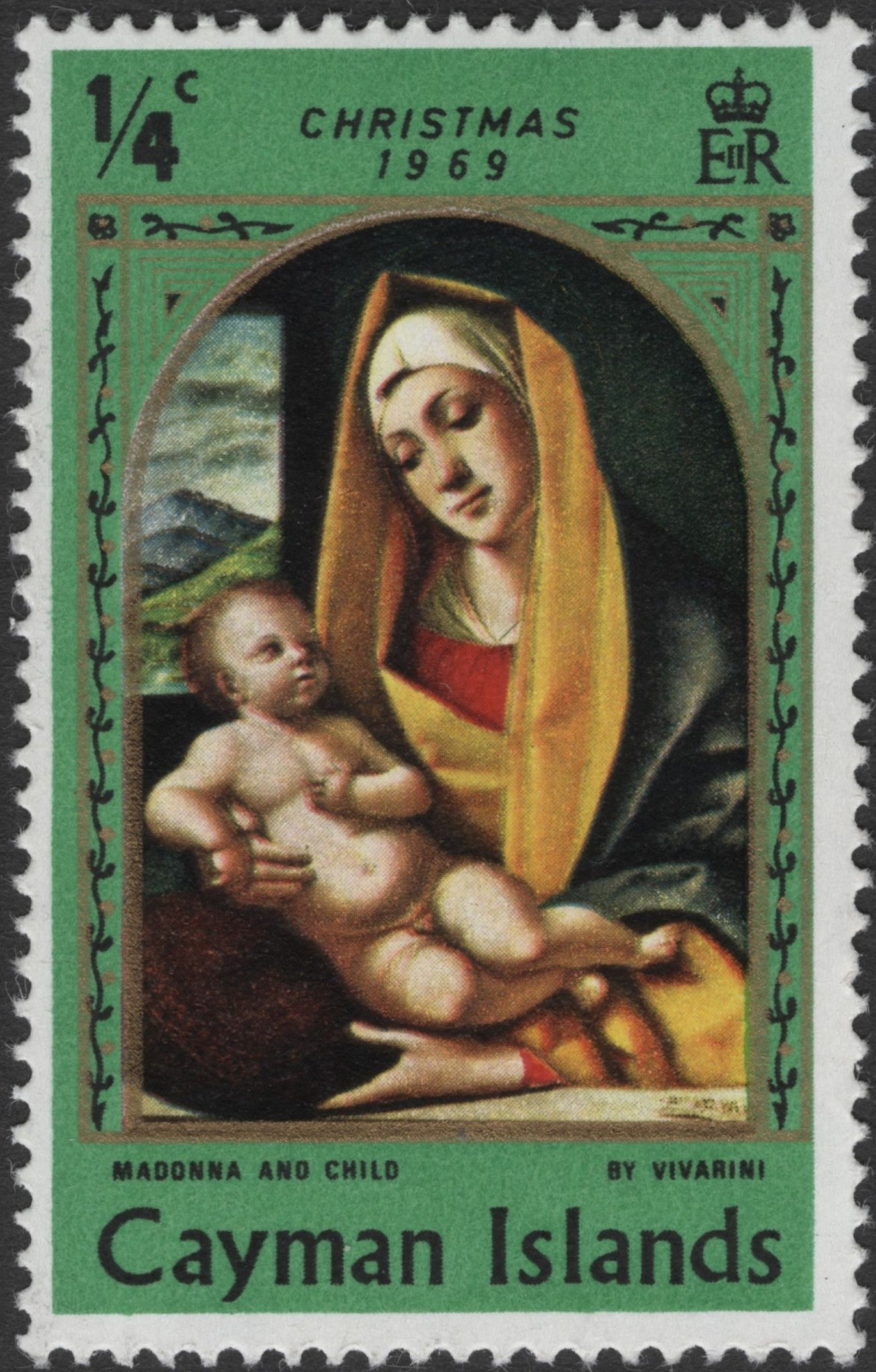 SCG3690 - Cayman Islands 1969 Christmas – Madonna and Child by Viviani (Set of 3)