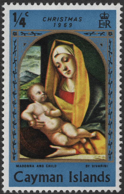 SCG3690 - Cayman Islands 1969 Christmas – Madonna and Child by Viviani (Set of 3)