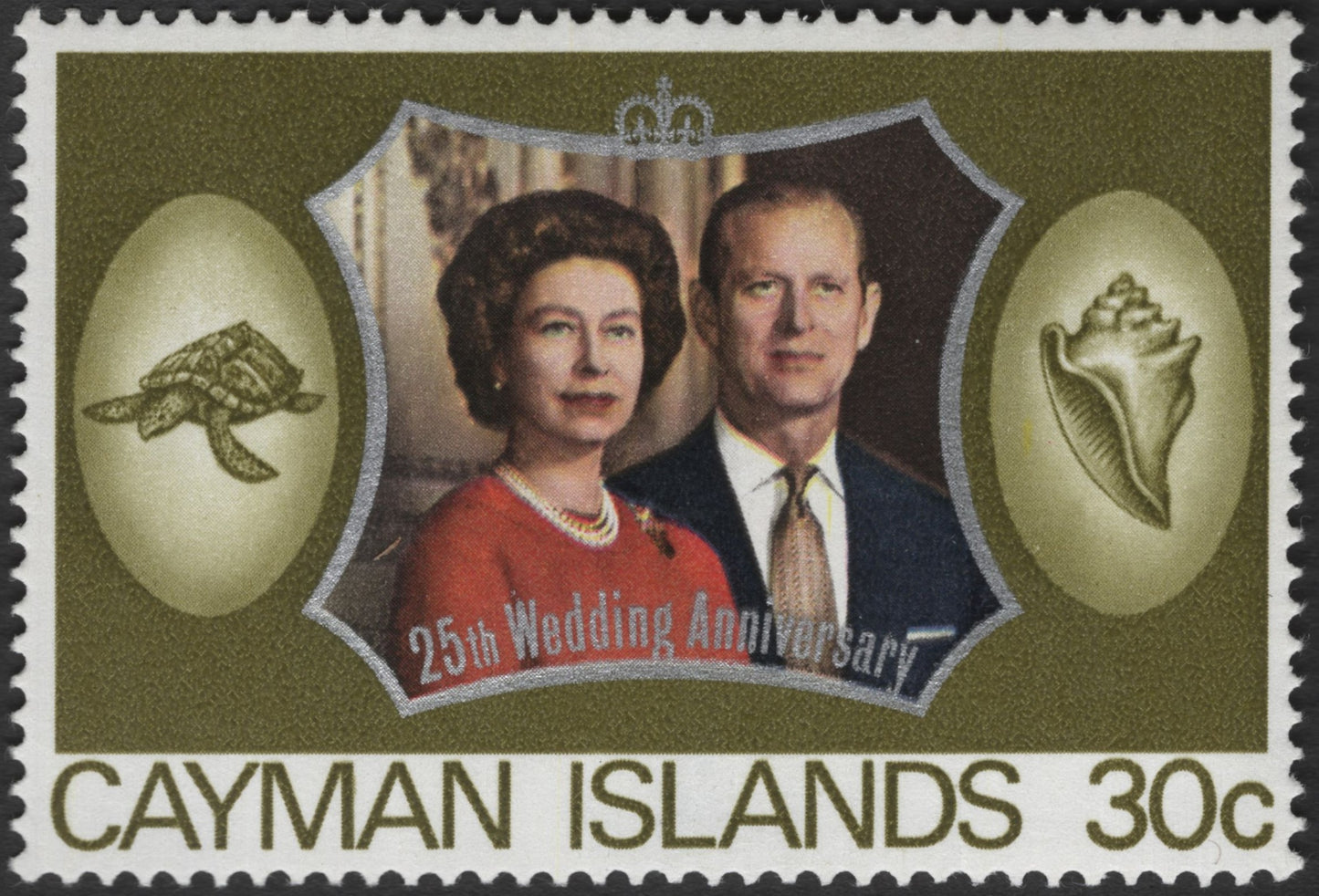SCG3691 - Cayman Islands – 25th Wedding Anniversary of Queen Elizabeth II & Prince Philip (1969)