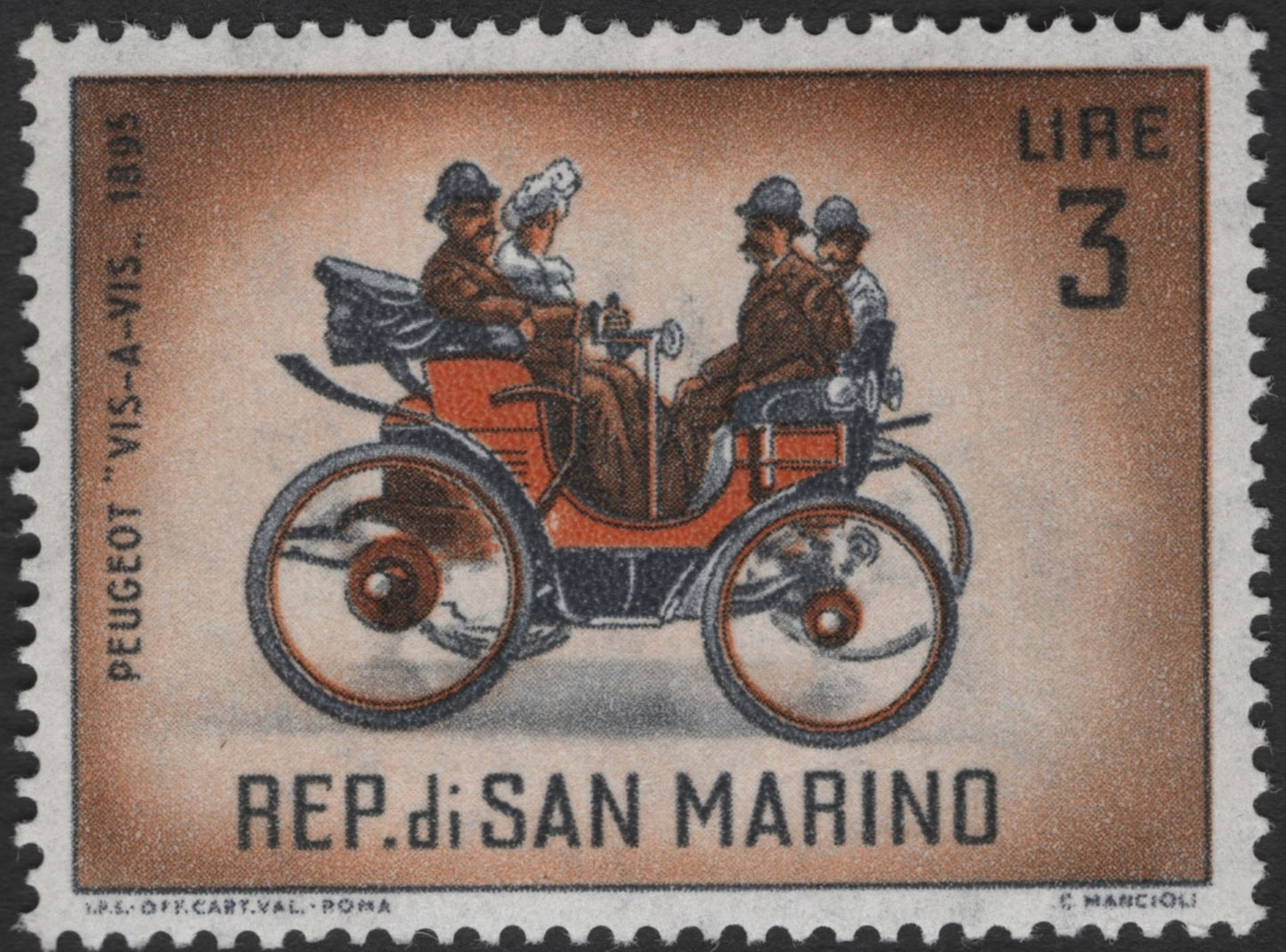 SCG3692 - 1969 San Marino – Vintage Automobiles Series
