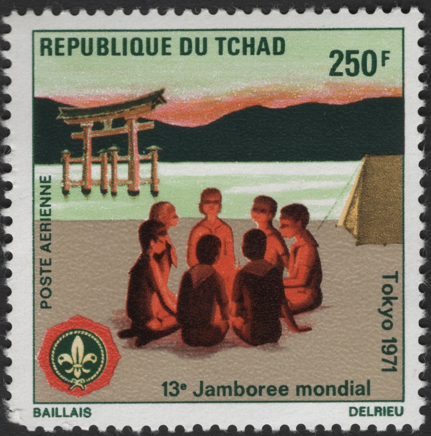SCG3682 - Chad 1971 – 13th World Scout Jamboree, Tokyo