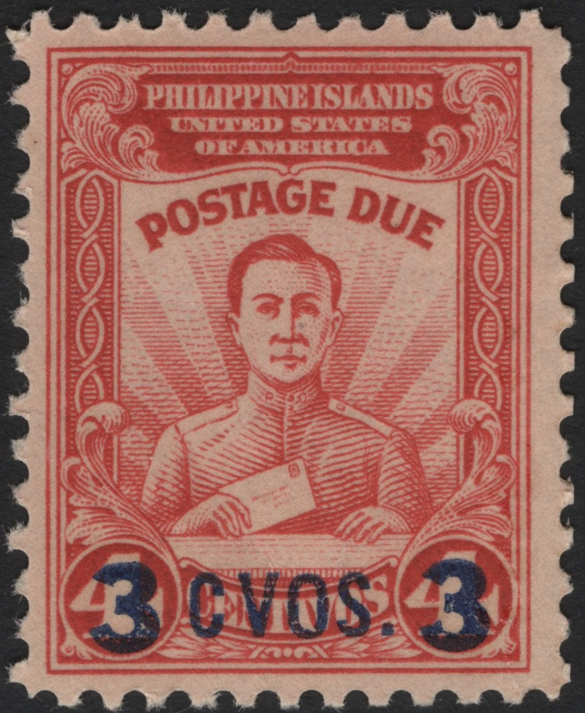 SCG3721 - Philippines – 1925 Postage Due Overprint (3 Centavos)