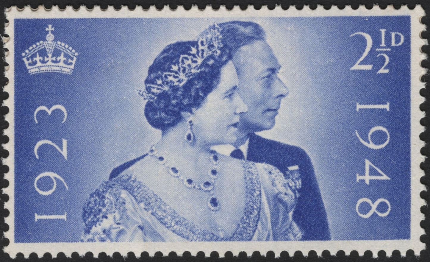 SCG3729 - United Kingdom 1948 – Royal Silver Wedding Anniversary Stamp (2½d)