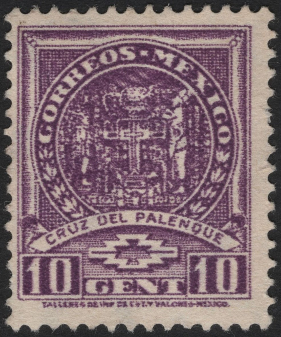 SCG3714 - Mexico 1915 – Cross of Palenque (10 Centavos, Violet)