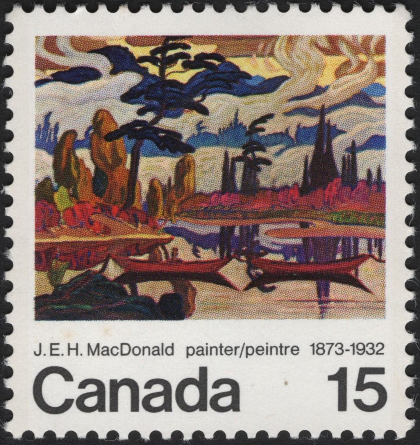 SCG3851 - Canada 1973 – J.E.H. MacDonald Painting (15¢)