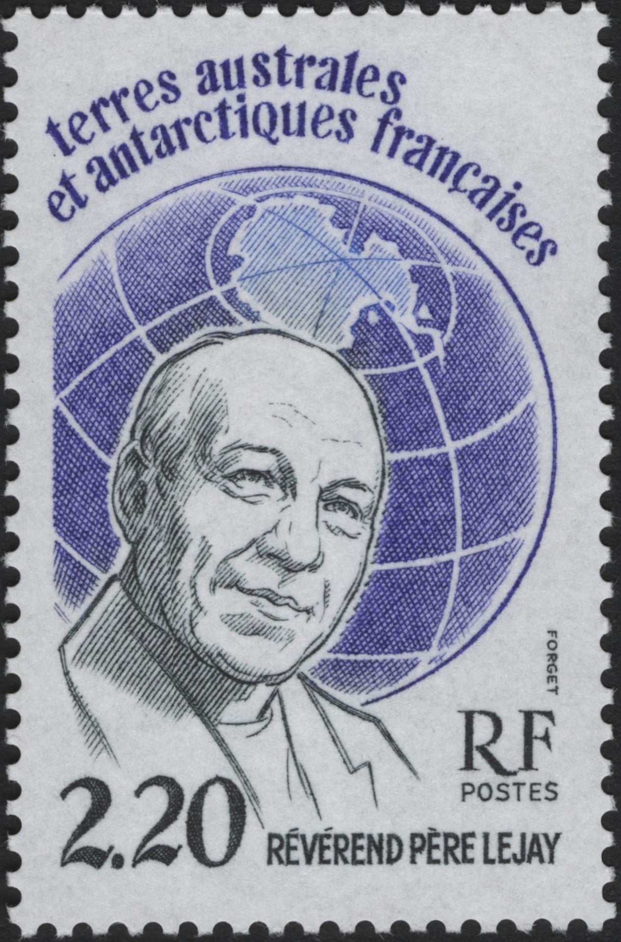SCG3860 - French Southern & Antarctic Territories – Reverend Père Lejay (1985)