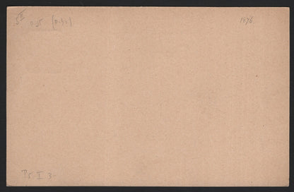 SCG3795 - Germany 1876 Deutsche Reichspost 5 Pfennig Postal Card
