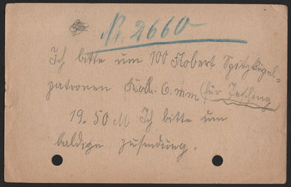 SCG3812 - Germany – Postal Card with Mixed Franking (1921)