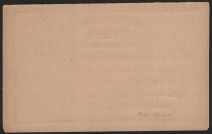 SCG3821 - Germany – Reichspost Postal Reply Card, 2 Kreuzer (circa 1870s–1880s, Pale Brown)