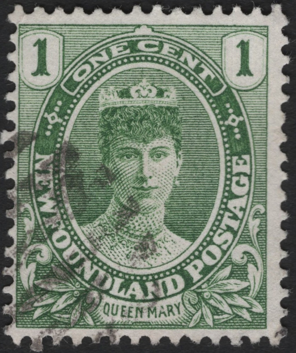 SCG3828 - Newfoundland 1911 – Queen Mary 1 Cent Green