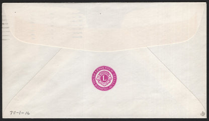 SCG3924 - Lions Clubs International – 51st District Convention Cover (1970)
