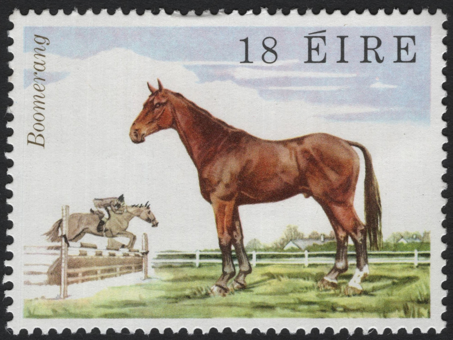 SCG3889 - Ireland 1983 – Boomerang, Show Jumping Horse (18p)