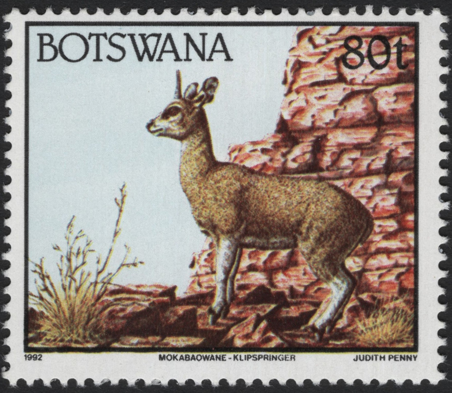 SCG3908 - Botswana 1992 – Klipspringer (Mokabaowane)