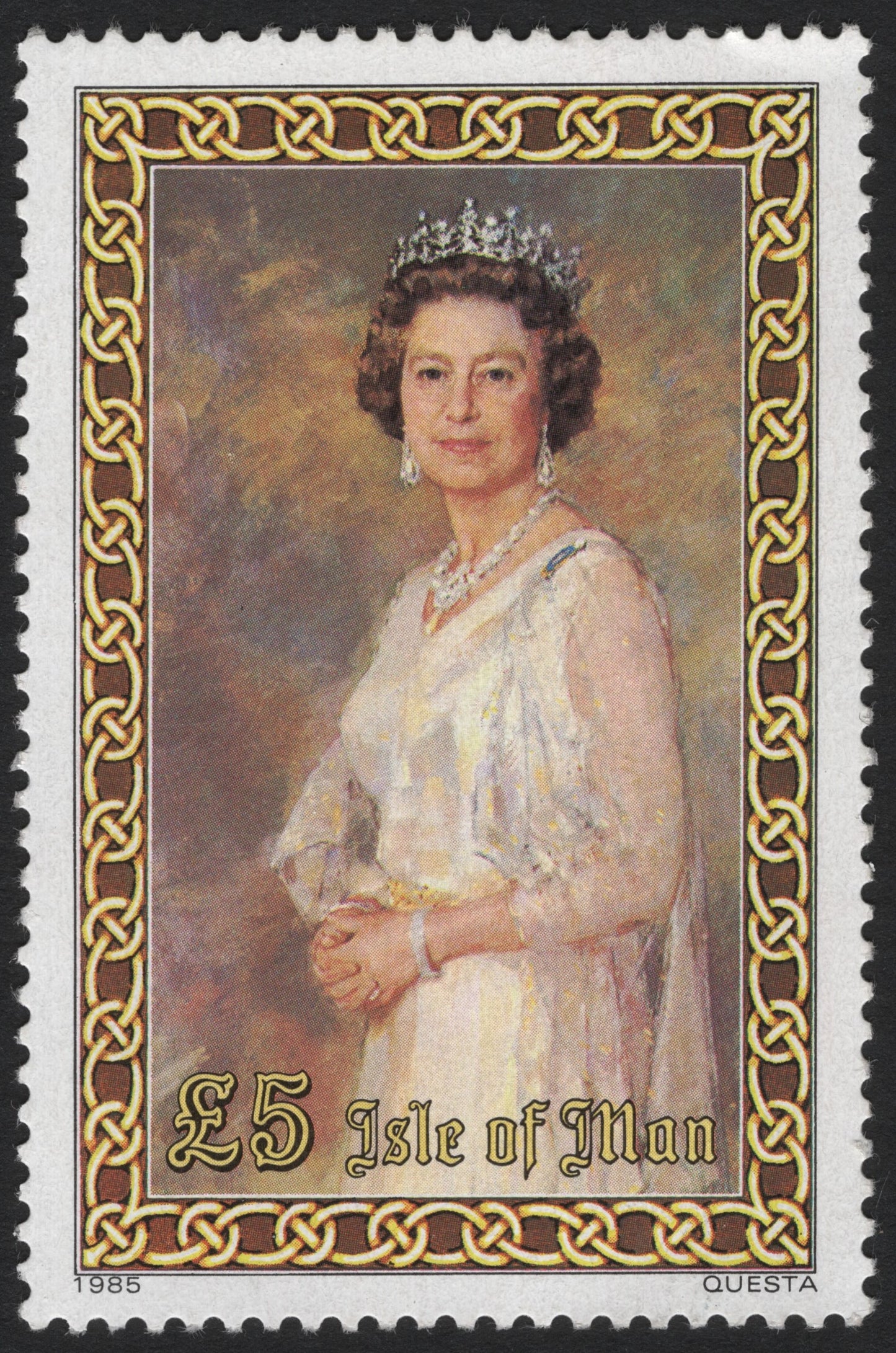 SCG3917 - Isle of Man 1985 – Queen Elizabeth II £5 Definitive