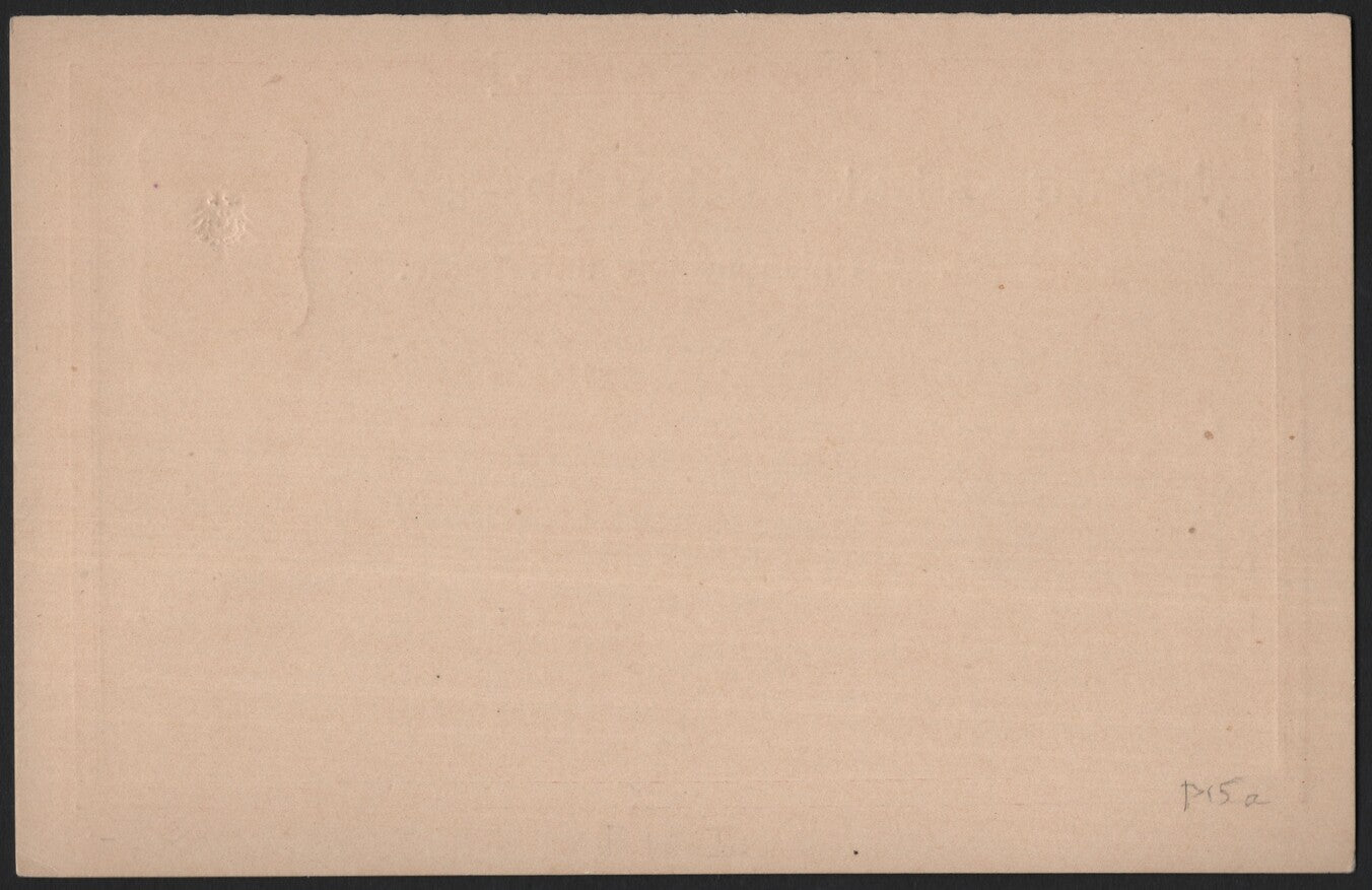 SCG3947 - Germany 10 Pfennig Postal Reply Card – UPU Issue (c. 1890s–1900s)