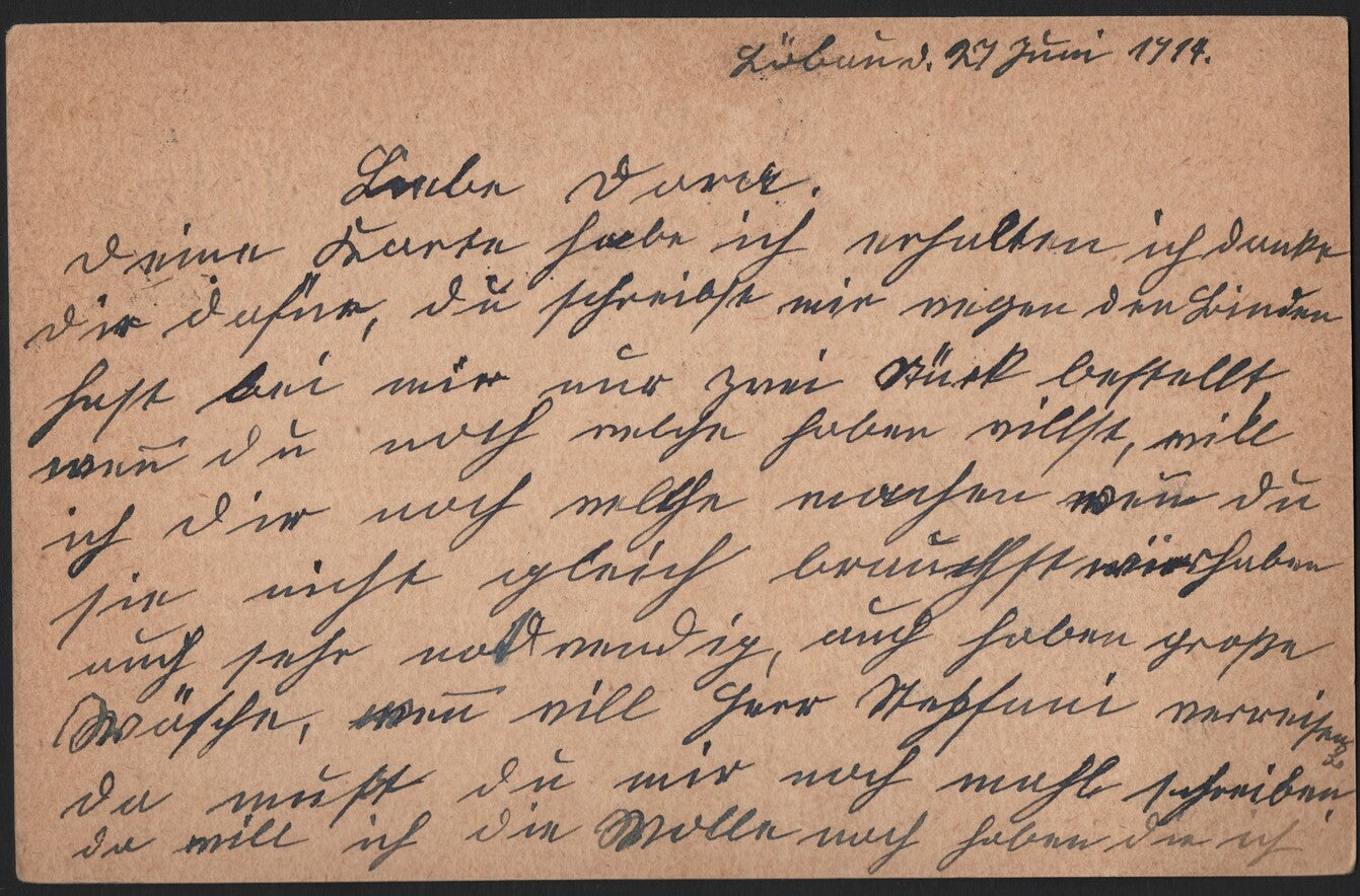 SCG3962 - Postal Stationery Card – Germany 1912