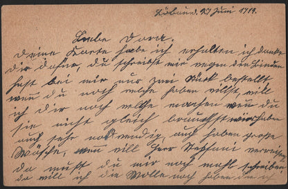 SCG3962 - Postal Stationery Card – Germany 1912