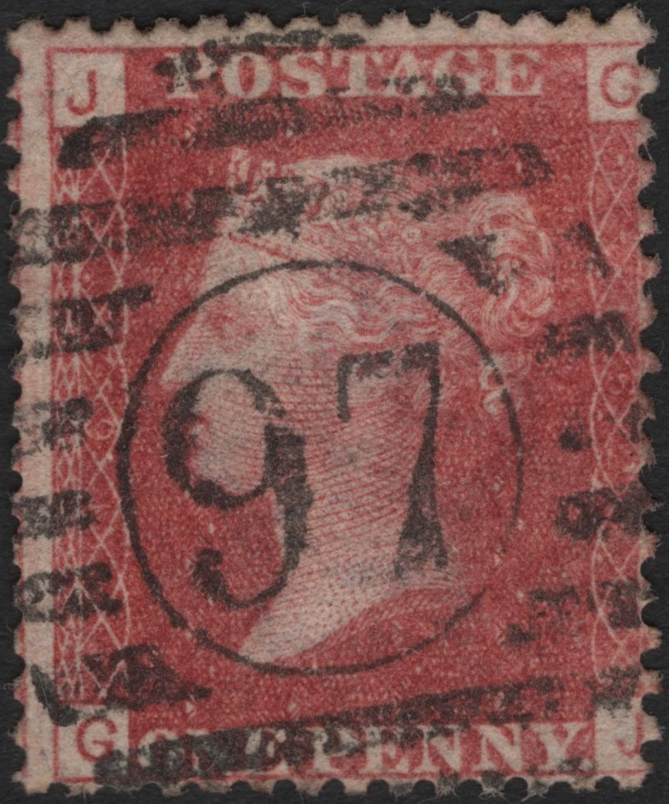 SCG3981 - Great Britain 1858–1879 Penny Red (Plate Issue) – Queen Victoria