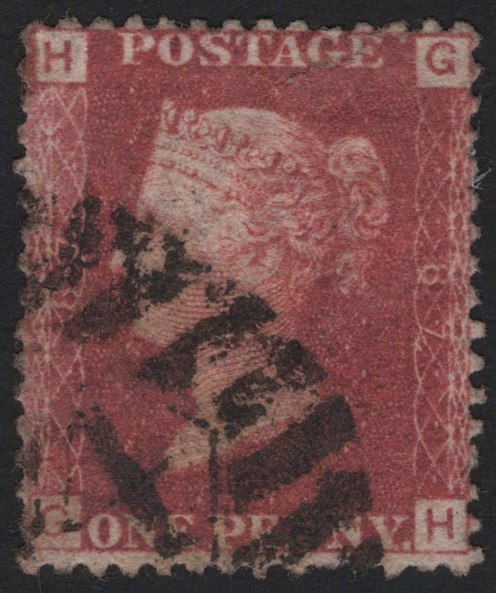 SCG3966 - United Kingdom 1854–57 Penny Red (Plate Number Issue)