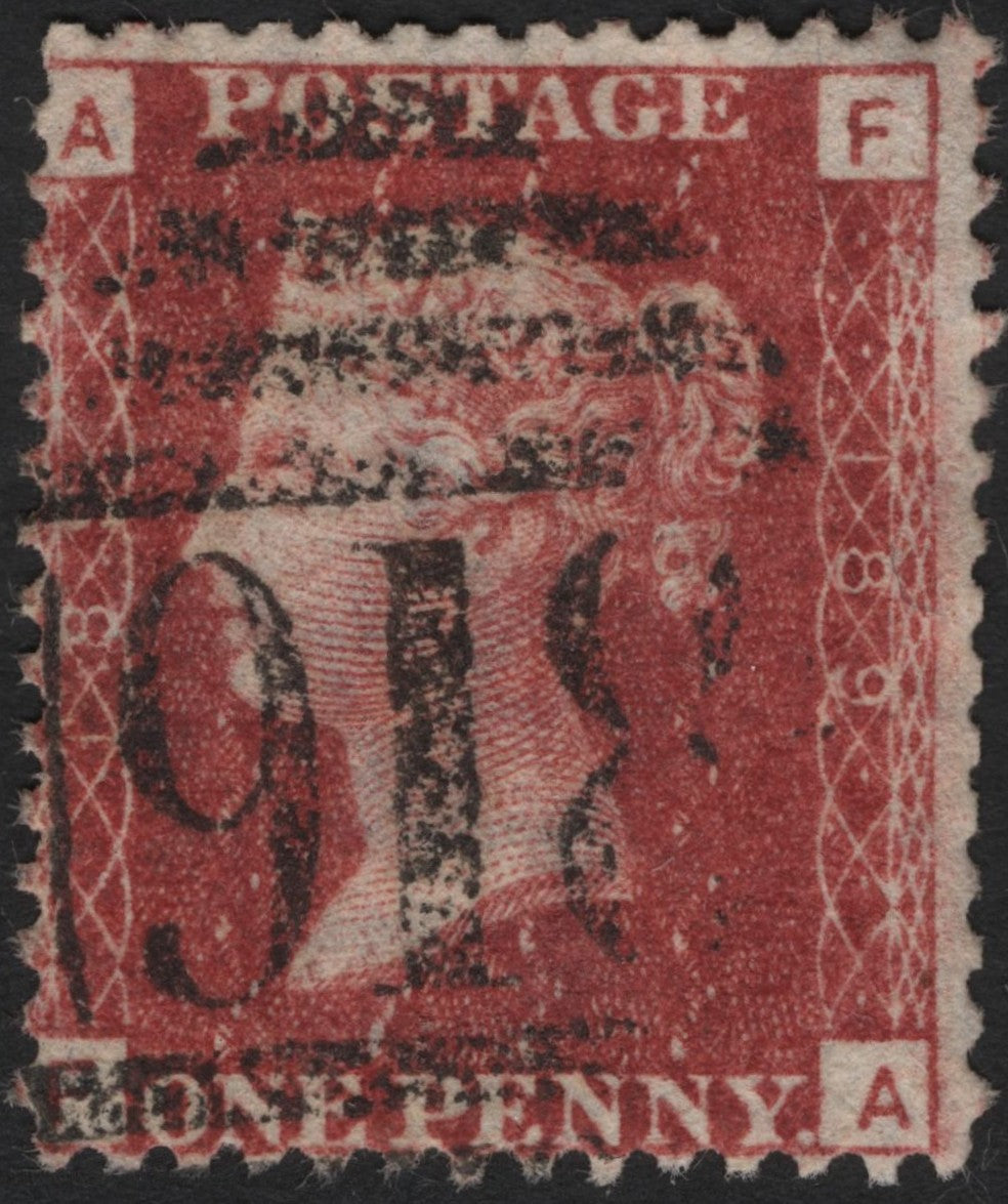 SCG3994 - United Kingdom – Penny Red (Plate Numbered Issue, 1858–1879)