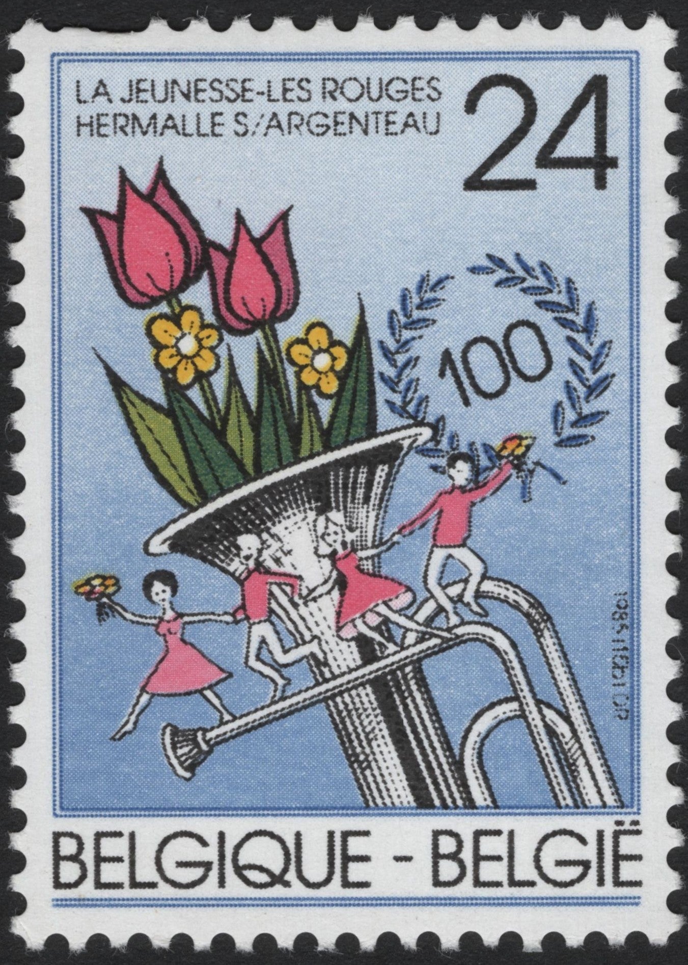 SCG4086 - Belgium 1984 – Centenary of La Jeunesse Les Rouges, Hermalle-sous-Argenteau