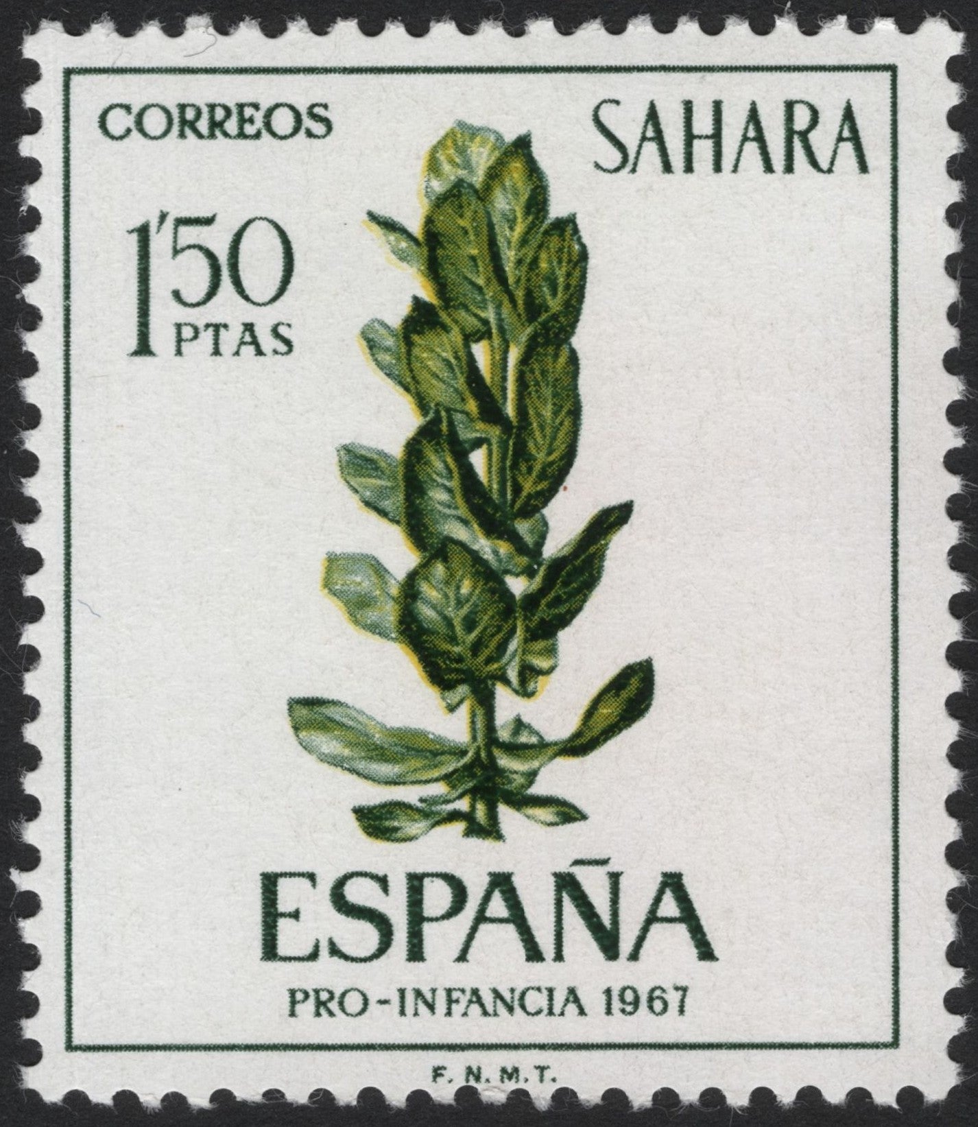 SCG4067 - Spain (Sahara) – Pro-Infancia 1967 (Botanical Series)