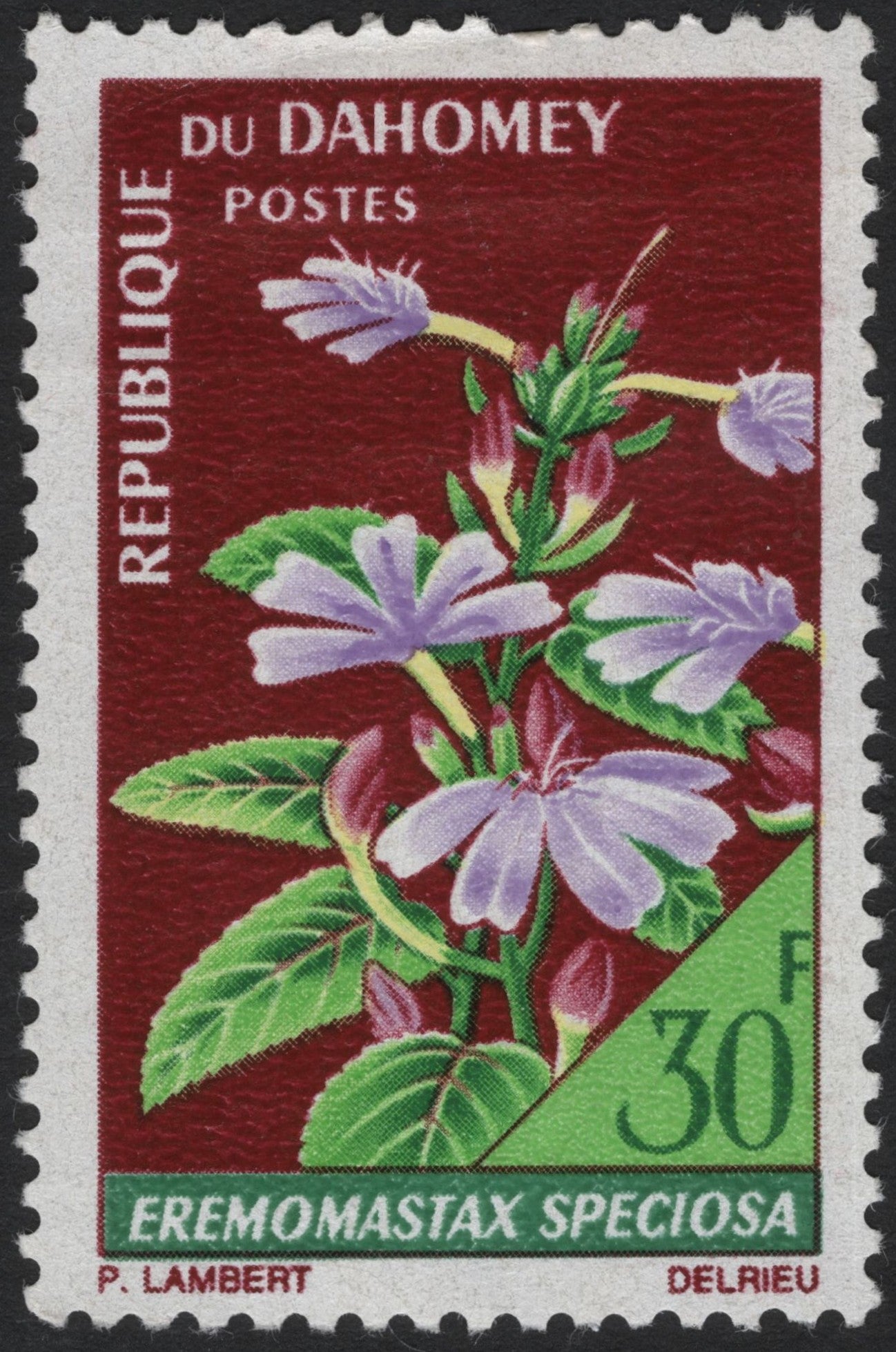 SCG4058 - Dahomey 1960s – Eremomastax Speciosa (30 Francs)