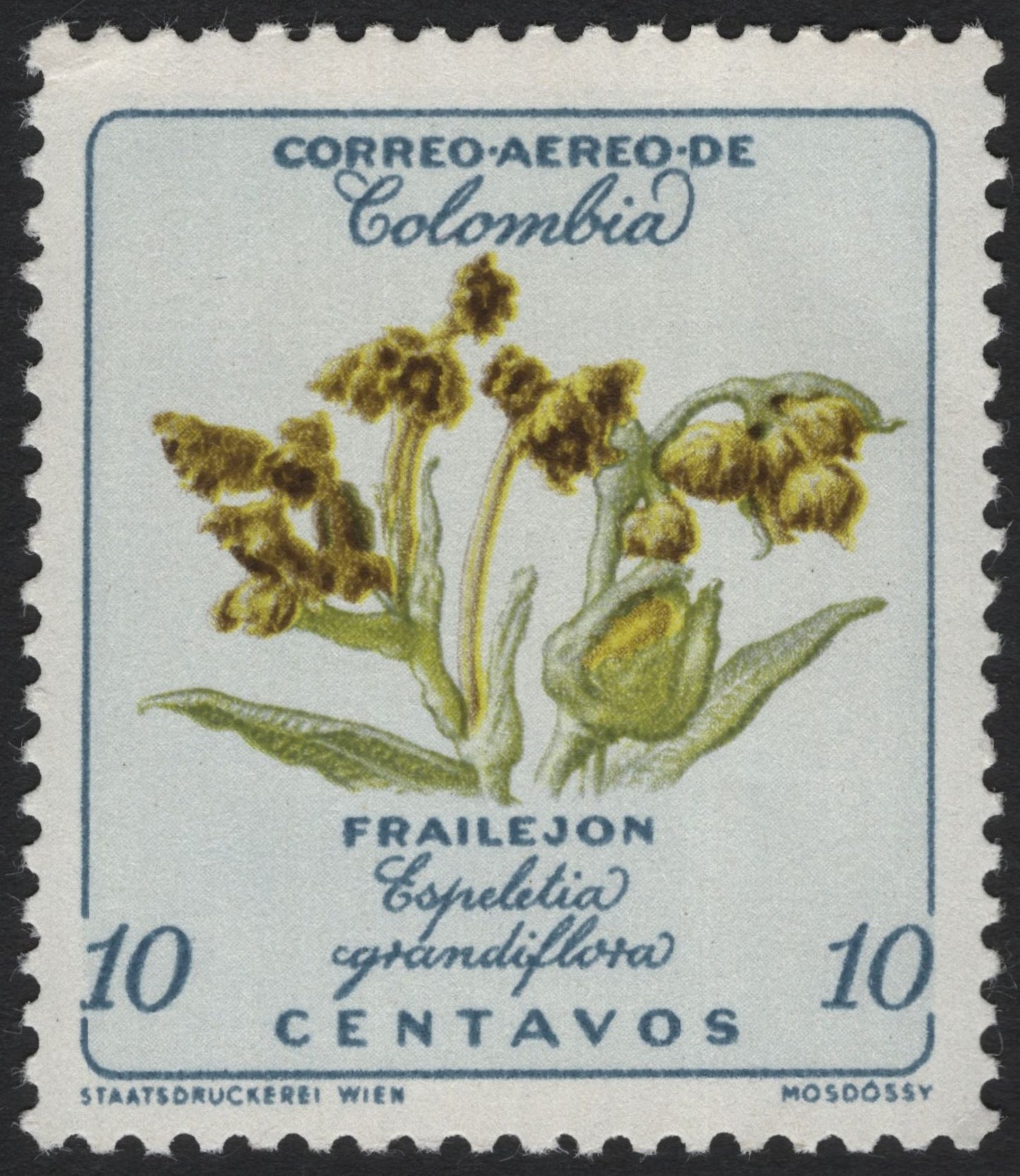 SCG4093 - Colombia – 1960s Airmail Stamp “Frailejón”