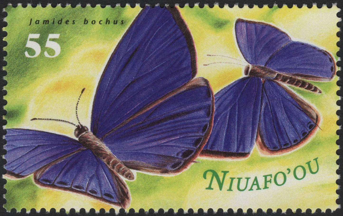 SCG4100 - Niuafoʻou – 55s Butterfly Issue (Jamides bochus)