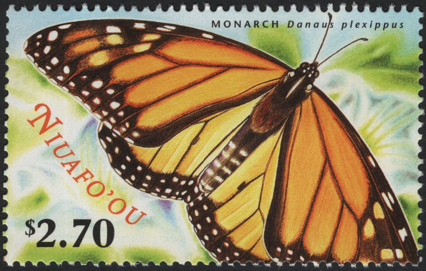 SCG4106 - Niuafoʻou 1990s – Monarch Butterfly ($2.70)