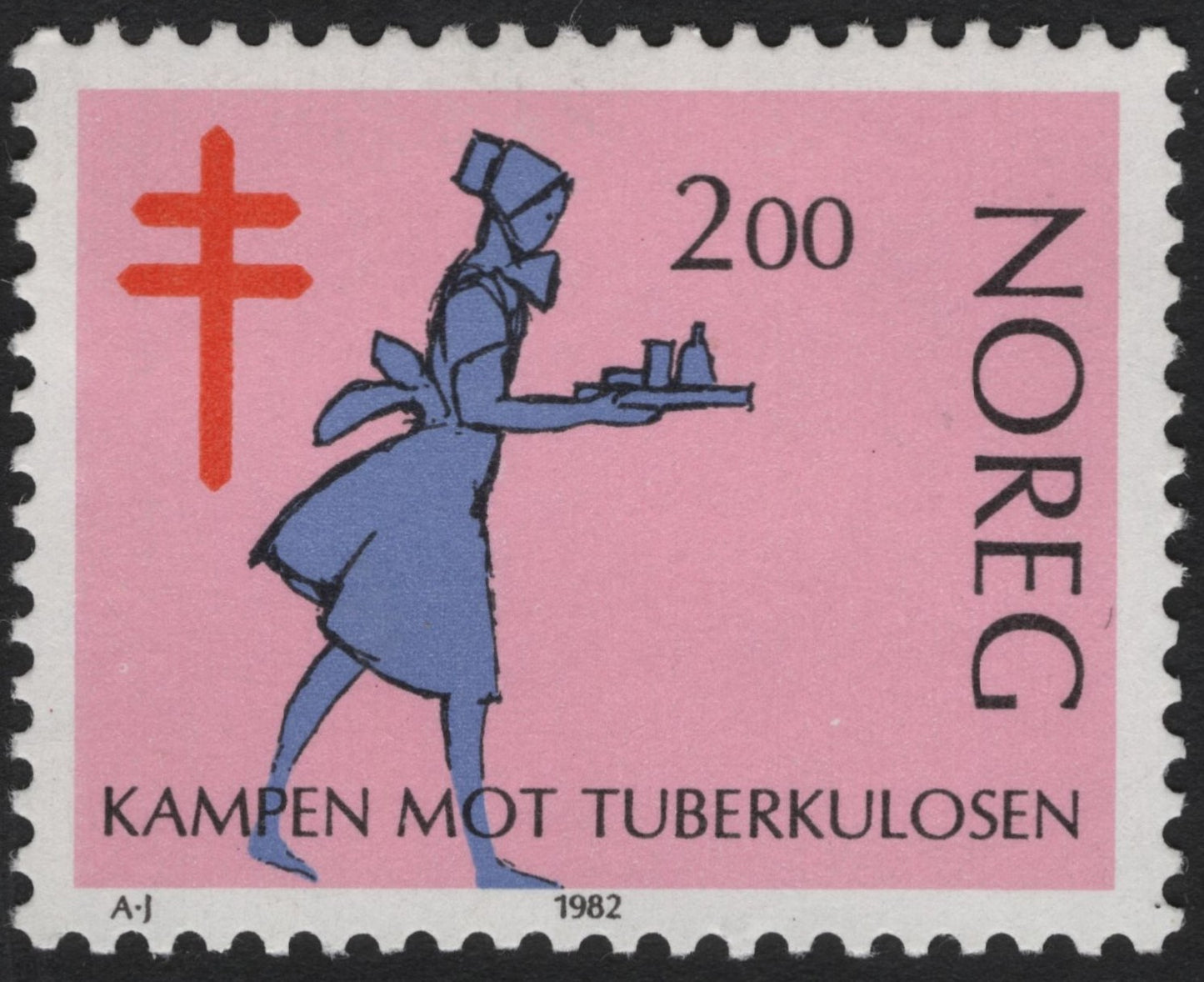 SCG4127 - Norway 1982 – Fight Against Tuberculosis, 2.00 NOK