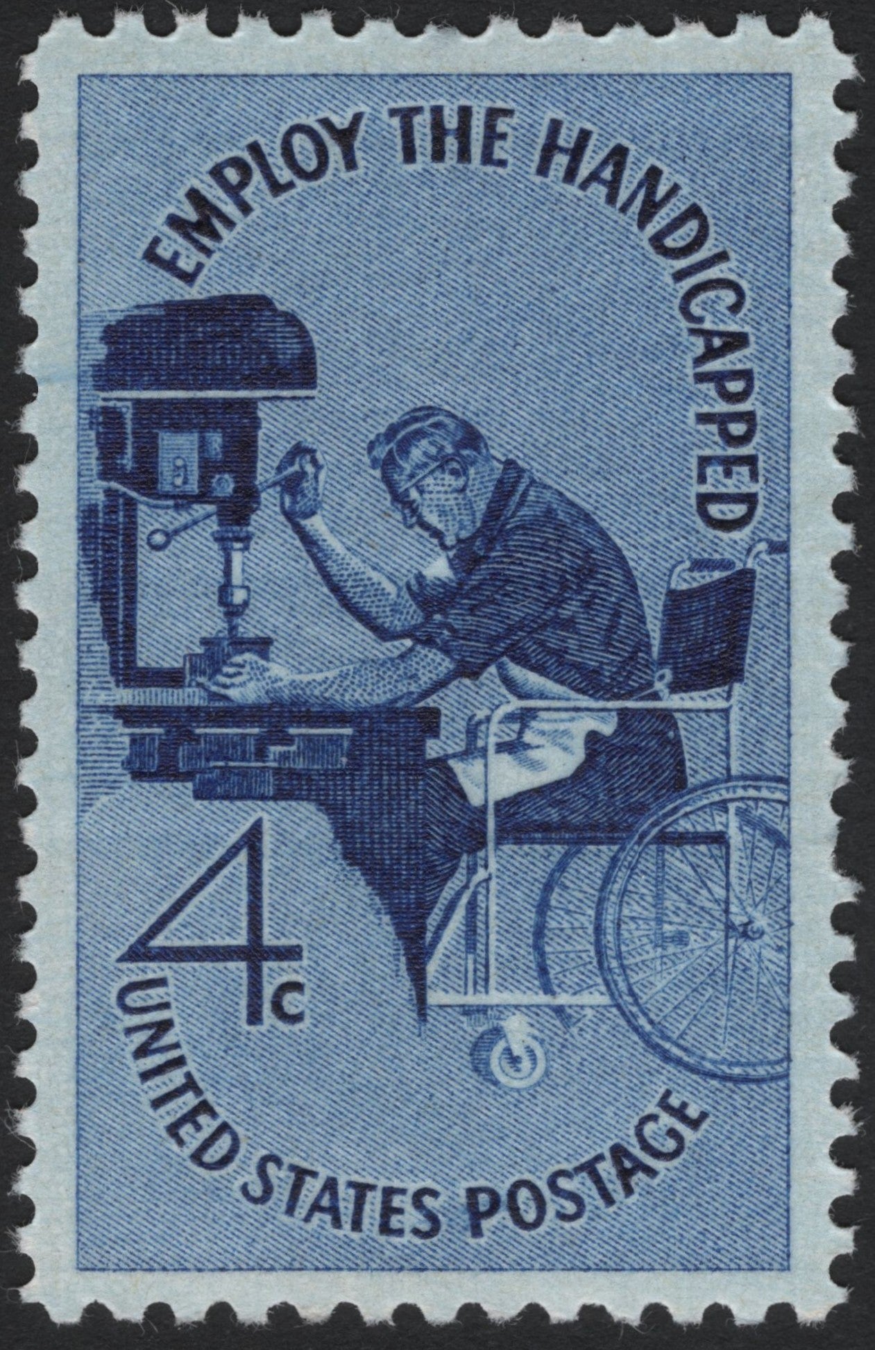 SCG4139 - United States 1960 – "Employ the Handicapped" 4¢ Stamp