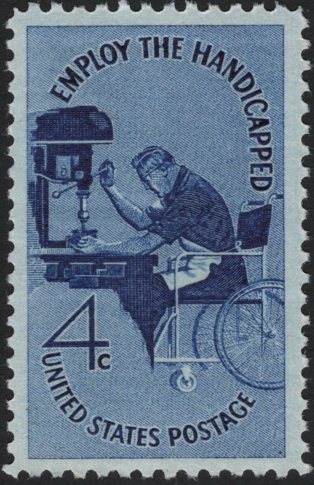 SCG4154 - United States 1960 – “Employ the Handicapped” 4¢ Stamp