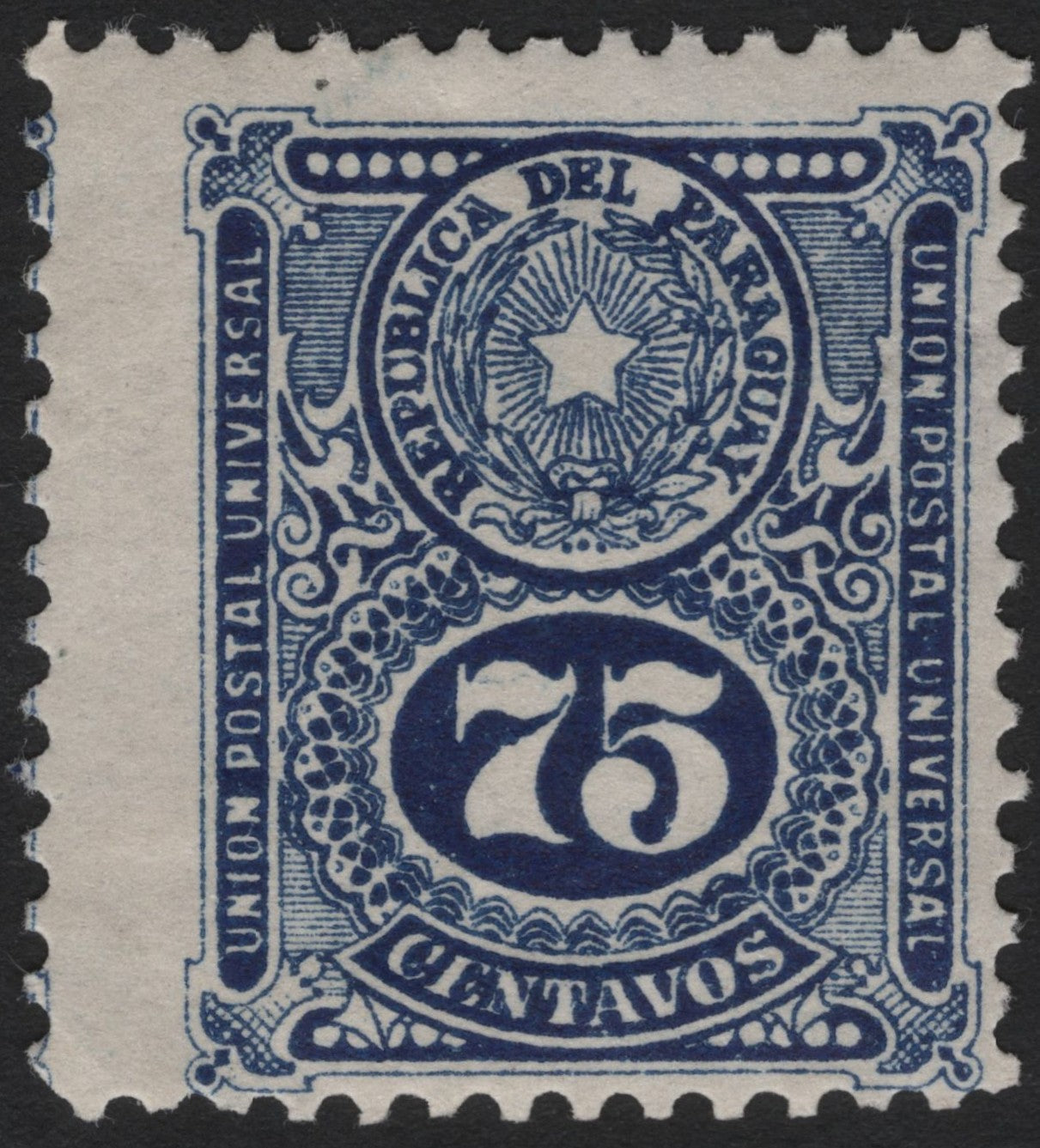 SCG4189 - Paraguay 75 Centavos Universal Postal Union Stamp