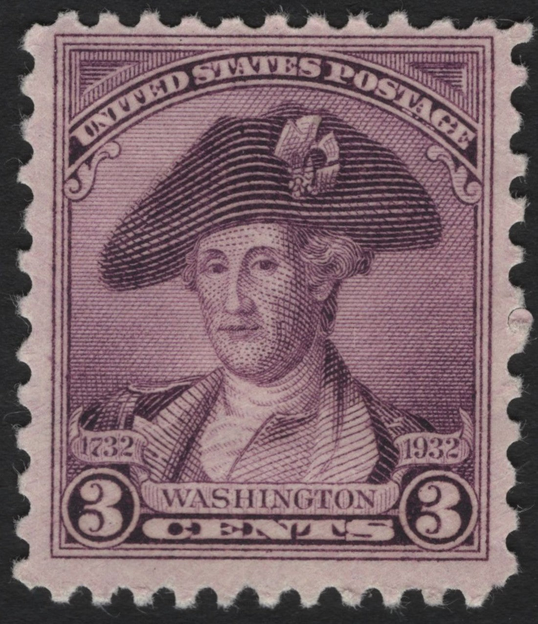 SCG4202 - United States 1932 – George Washington Bicentennial (3¢ Violet)