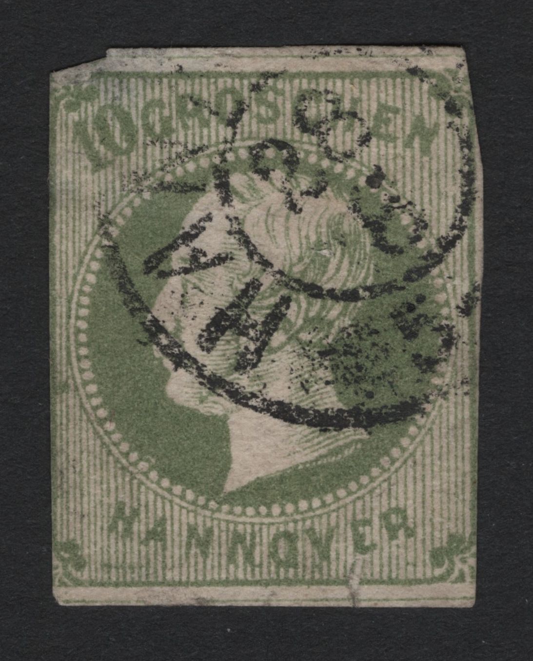 SCG4239 - Hanover – King George V Green Issue (c.1850s)